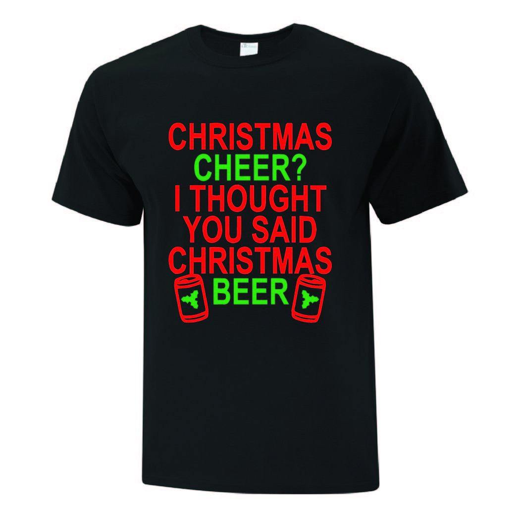 Christmas Cheer T Shirt Custom T Shirts Canada by Printwell