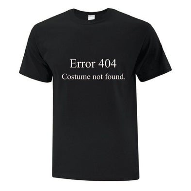 Error 404 - Costume Not Found - Custom T Shirts Canada by Printwell