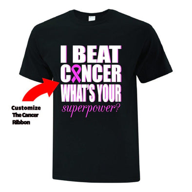 I Beat Cancer TShirt - Printwell Custom Tees
