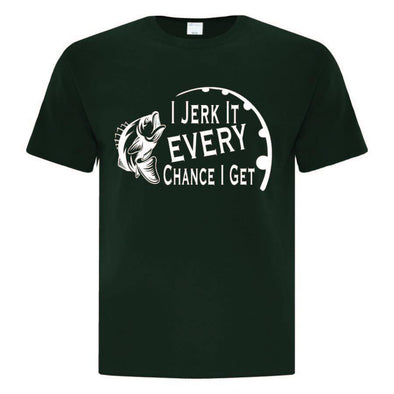 I Jerk It Fishing T-Shirt - Printwell Custom Tees