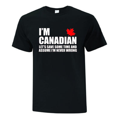 Im Canadian TShirt - Printwell Custom Tees