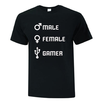 Male Female Gamer TShirt - Printwell Custom Tees