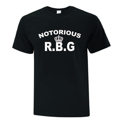 Notorious RBG With Crown TShirt - Printwell Custom Tees