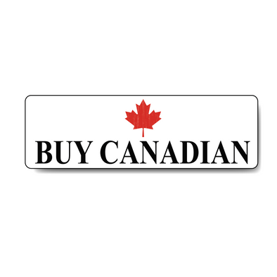 Buy Canadian rectangle sticker