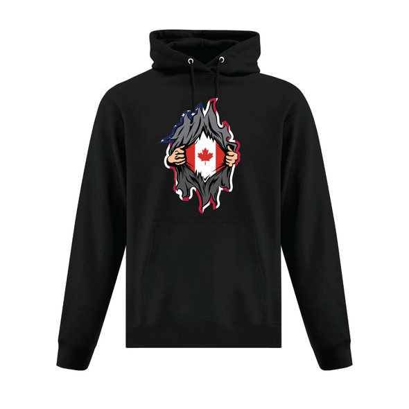 Unveil your Canadian pride hooded sweatshirt