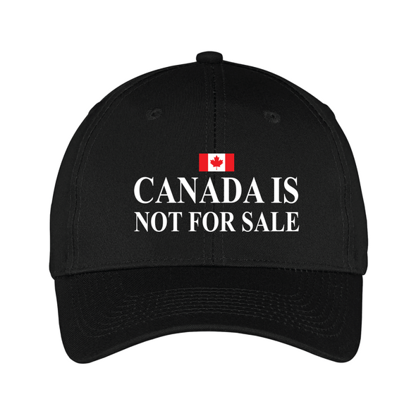 Canada Is Not For Sale with Canadian Flag Ball Cap