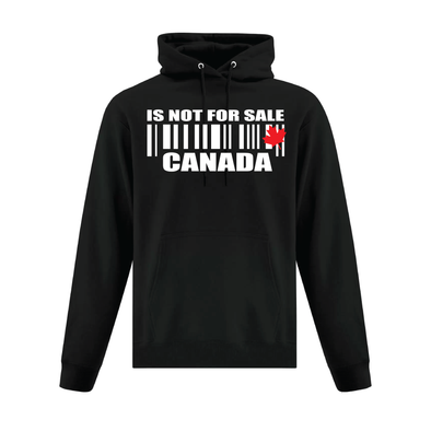 Canada Is Not For Sale with Barcode Design Hooded Sweatshirt