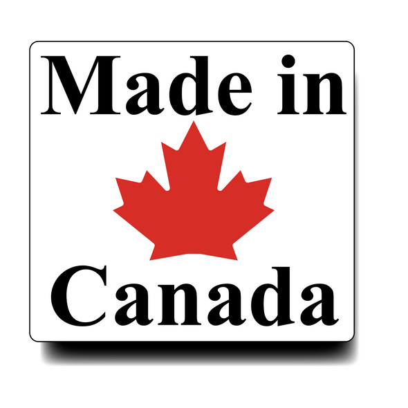 Made in Canada square sticker