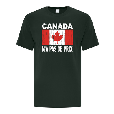 Canada is priceless featuring the Canadian flag