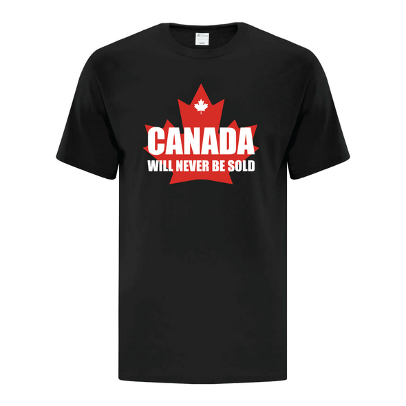 Canada will never be sold graphic tshirt