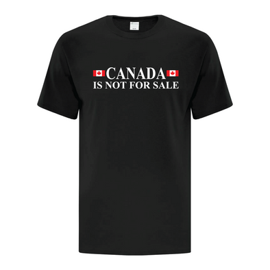 Canada with Twin Flags Is Not For Sale Graphic Tee