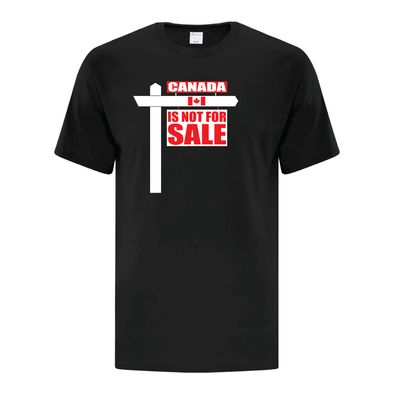 Canada Not For Sale on a Realtor Sign Graphic Tee