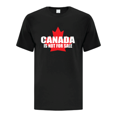 Canada Is Not For Sale Featuring the Iconic Maple Leaf Graphic Tee