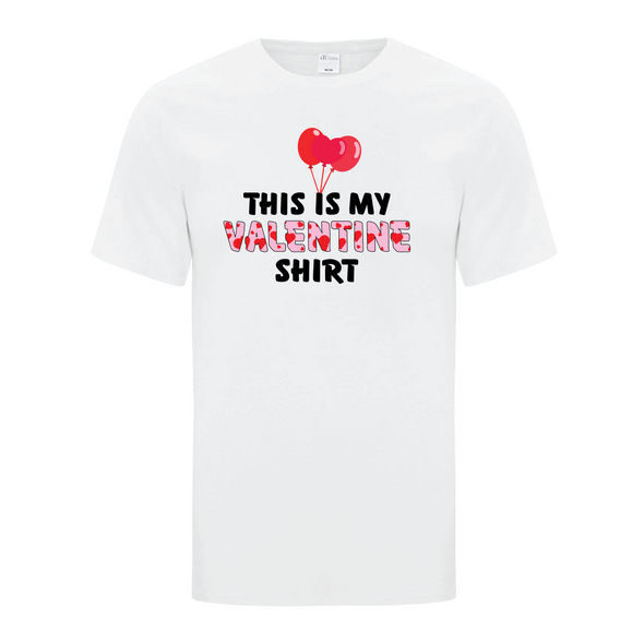 This is my Valentine shirt in white