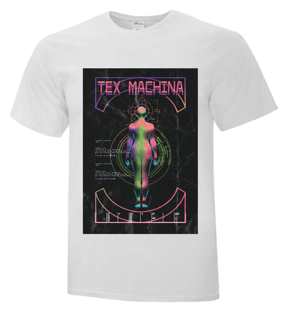 Tex Machina Retro Wave Theme Shirt