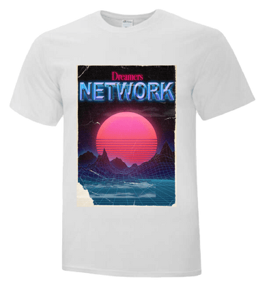 dreamers network tech themed custom tshirt