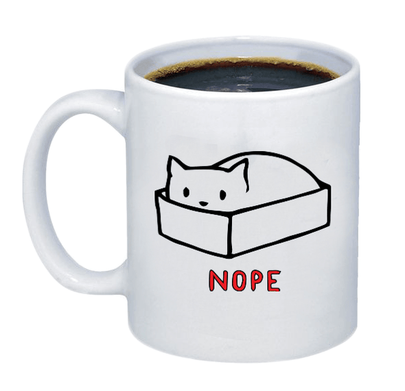 Nappy Cat Coffee Mug - Custom T Shirts Canada by Printwell