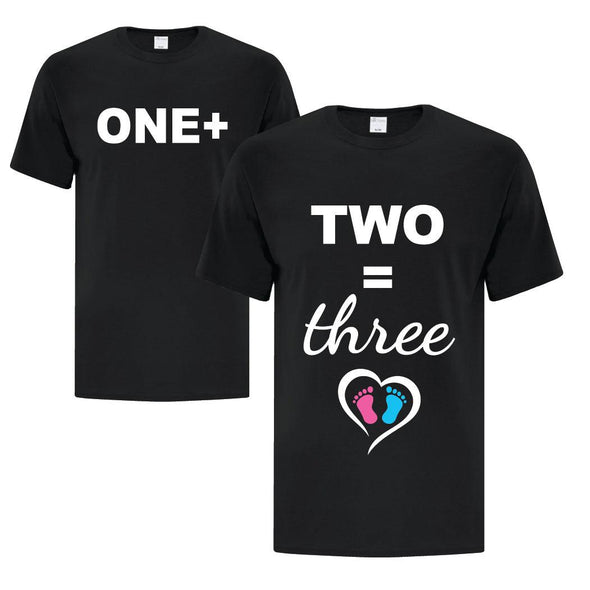 One Plus Two Equals - Custom T Shirts Canada by Printwell