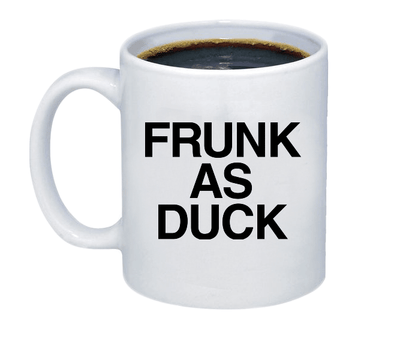 Frunk as Duck Coffee Mug - Printwell Custom Tees