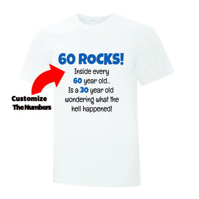 Birthday Rocks T-Shirt - Printwell Custom Tees