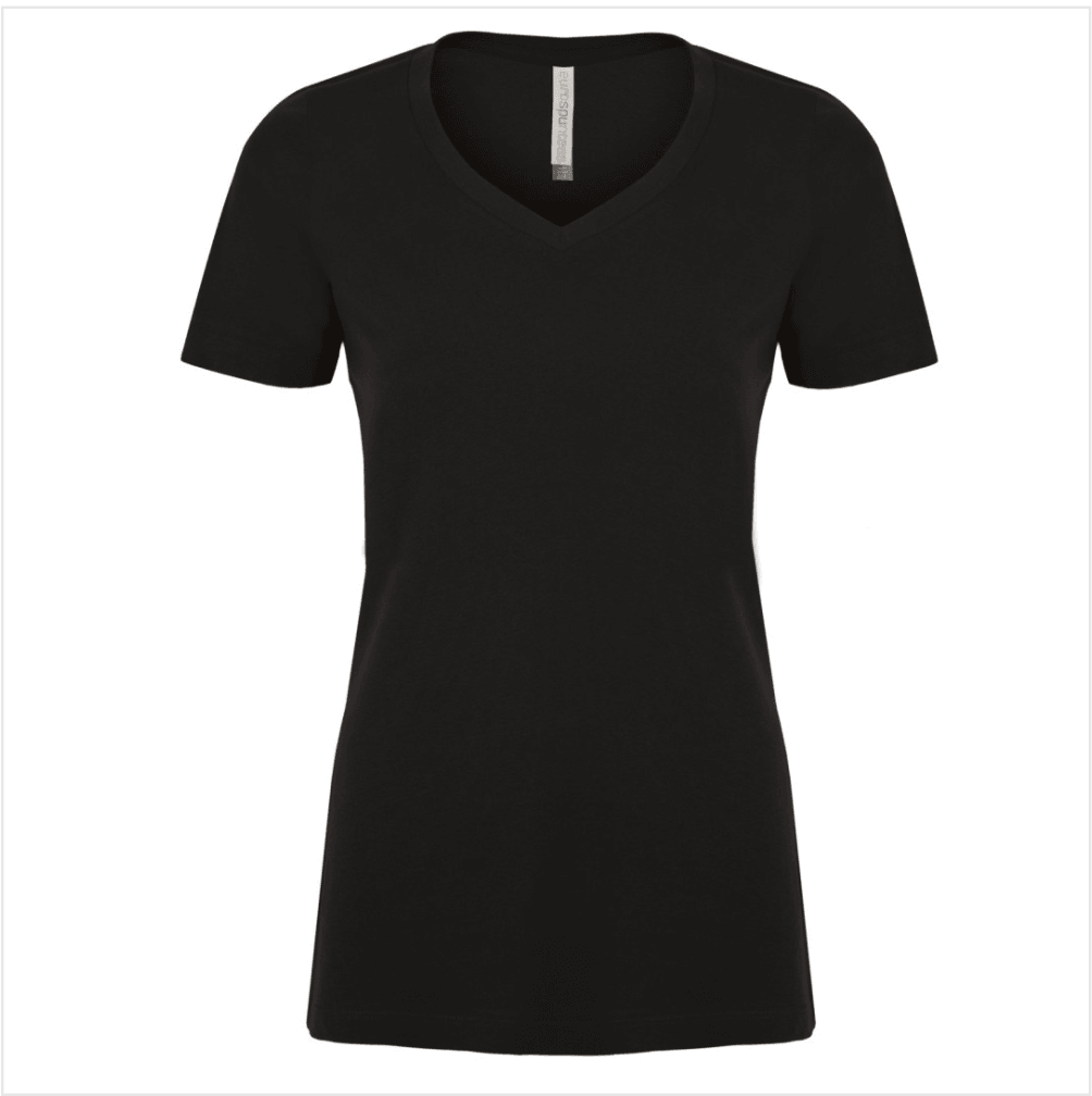 Customizable Ladies V Neck Custom T Shirts Canada by Printwell