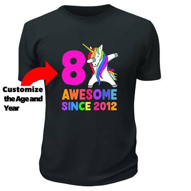Awesome Since Unicorn T-Shirt - Printwell Custom Tees