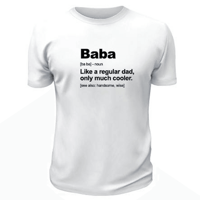 Baba Like a Dad Shirt - Printwell Custom Tees