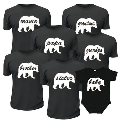 Bear Family Collection T Shirts - Custom T Shirts Canada by Printwell