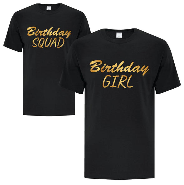 Birthday Girl Squad Collection - Custom T Shirts Canada by Printwell