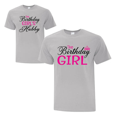 Birthday Girl and Hubby Collection - Custom T Shirts Canada by Printwell