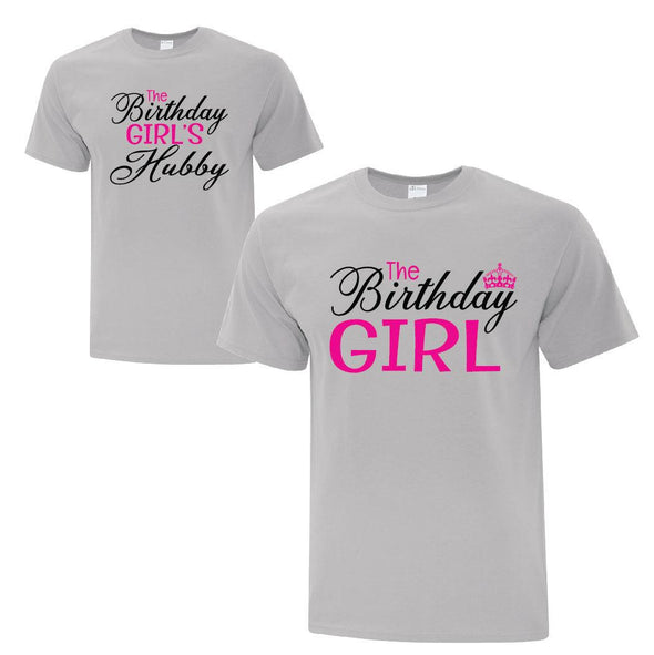 Birthday Girl and Hubby Collection - Custom T Shirts Canada by Printwell