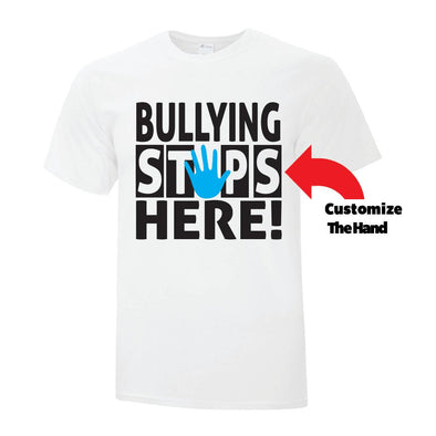 Bullying Stops Here - Custom T Shirts Canada by Printwell
