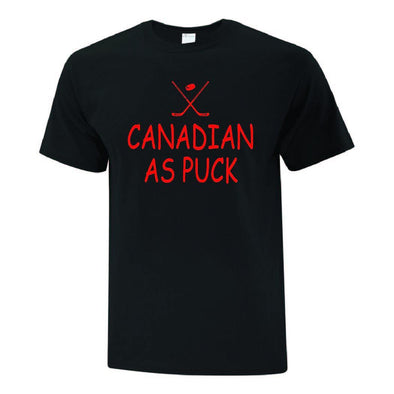 Canadian As Puck T-Shirt - Printwell Custom Tees