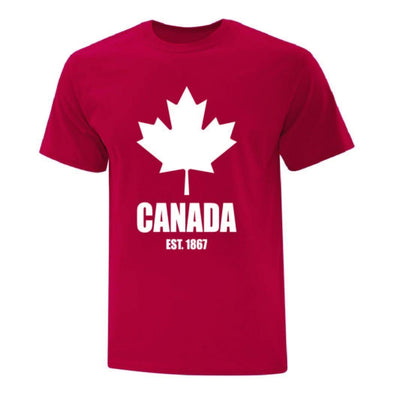 Canada Est 1867 T-Shirt - Printwell Custom Tees