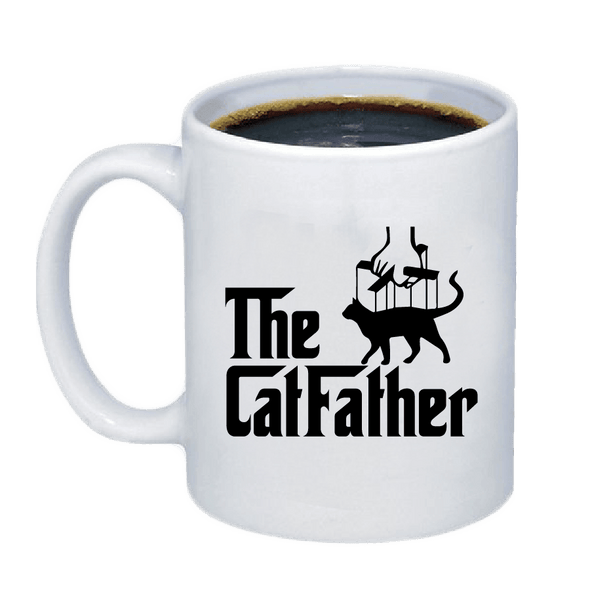 The CatFather Coffee Mug - Custom T Shirts Canada by Printwell