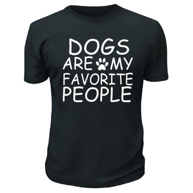 Dogs Are My Favorite People T-Shirt - Printwell Custom Tees