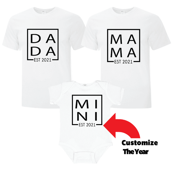 DADA MAMA MINI T-Shirts - Printwell Custom Tees