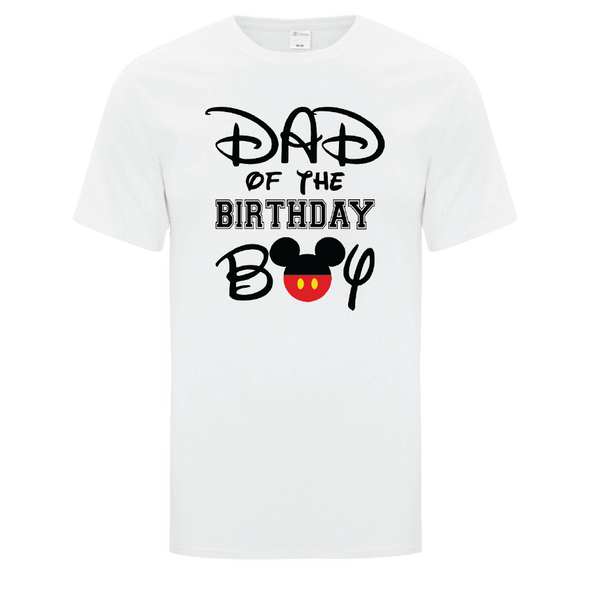 Disney Inspired Birthday Kid Dad T-Shirt - Printwell Custom Tees
