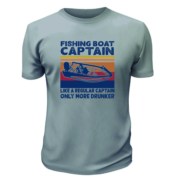 Fishing Boat Captain TShirt - Printwell Custom Tees