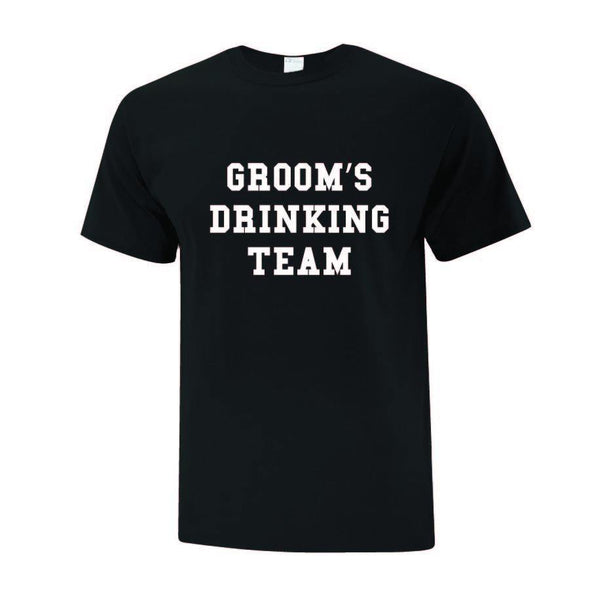 Buy me a shot, I'm tying the knot from the Drinking Team Bachelor Collection - Printwell Custom Tees
