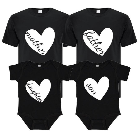Heart Inspired Family Collection - Custom T Shirts Canada by Printwell