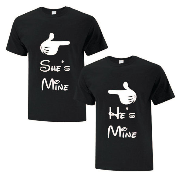 He's Mine TShirt - Custom T Shirts Canada by Printwell