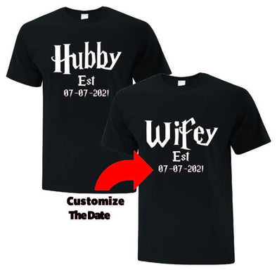 Hubby And Wifey Collection - Printwell Custom Tees