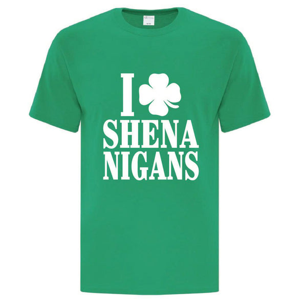 I Love Shenanigans TShirt - Custom T Shirts Canada by Printwell