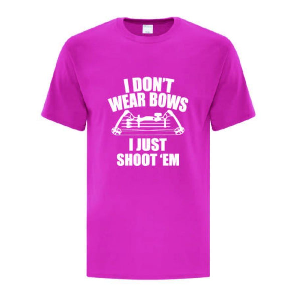 I Dont Wear Bows T-Shirt - Printwell Custom Tees