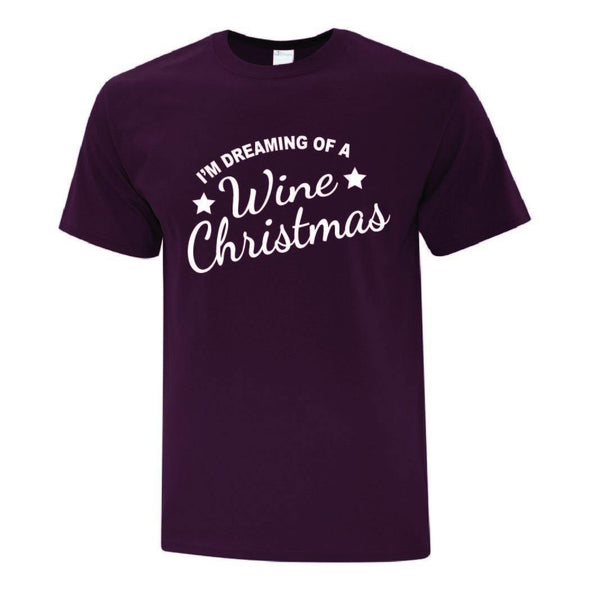 Wine Christmas TShirt - Printwell Custom Tees