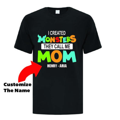 My Monsters Call Me Mom TShirt - Printwell Custom Tees