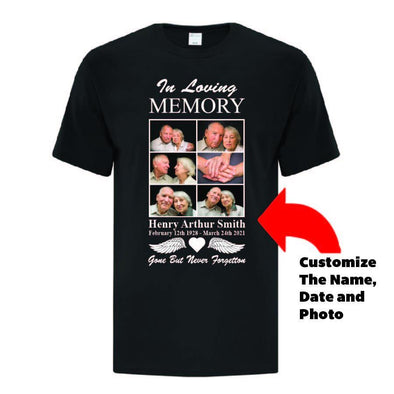 In Loving Memory Picture T-Shirt - Printwell Custom Tees