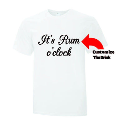 Alcohol O'Clock T-Shirt - Printwell Custom Tees