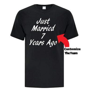 Just Married TShirt - Custom T Shirts Canada by Printwell
